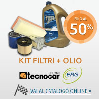 Immagine riferita a Tagliando: Kit olio + filtri in promozione
